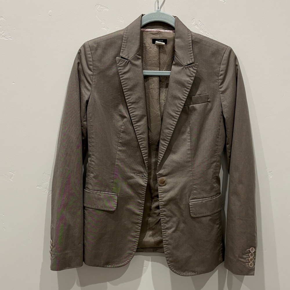 J. Crew Women's Taupe Blazer